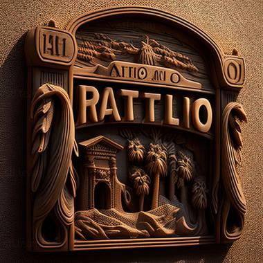 3D model Rialto California (STL)